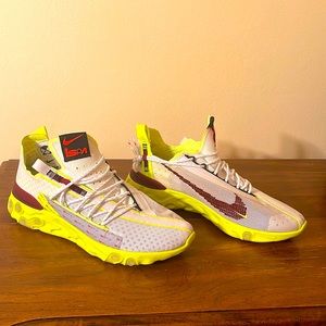 Nike React ISPA 'Platinum Volt' Mens Sneakers